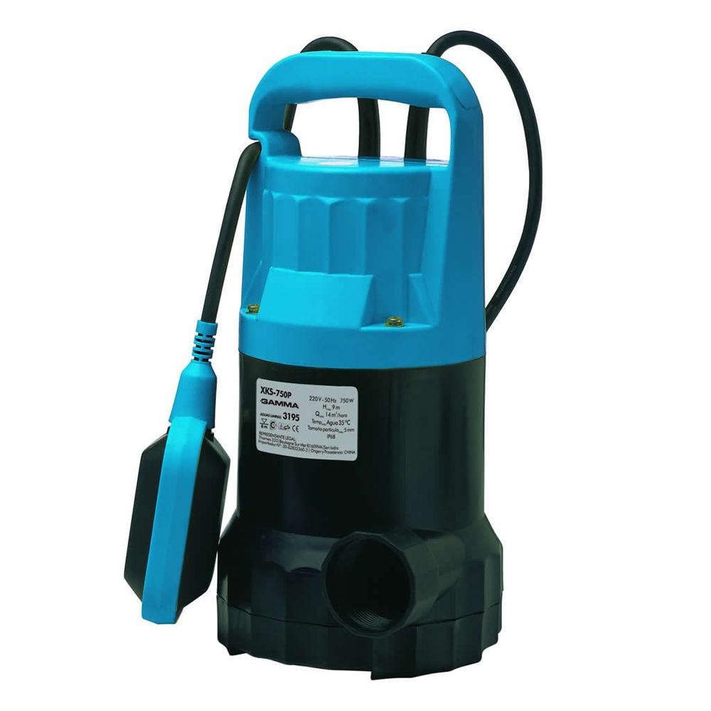 BOMBAS SUMER/PLASTICO- 750 W AGUAS CLARAS-1 HP-QMAX. 14000 L