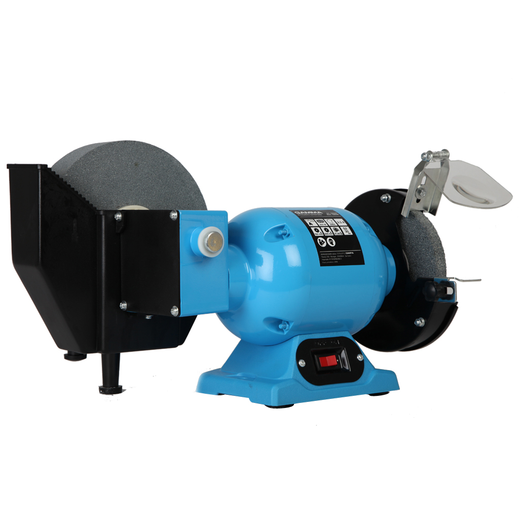 AMOLADORA COMBINADA CON AFILADOR 350W, 2800/1345 RPM, PIEDRAS 6