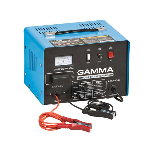 CARGADOR BATERIAS PORTATIL 20A, 12V, USO DOMESTICO, 13,1KG