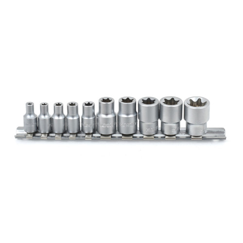 JUEGO BOCALLAVES TORX H. ENC. 1/4"; 3/8 E4-18