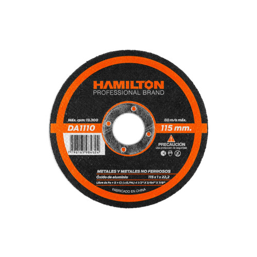 DISCO CORTE PLANO 115X1.0X22.2MM 4 1/2" C