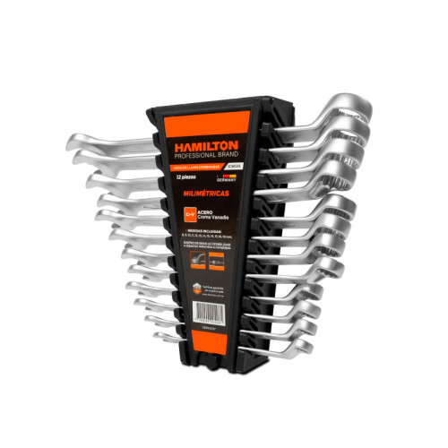 SET LLAVES COMB. 12 PC 8-19 SILVER - Imagen 2