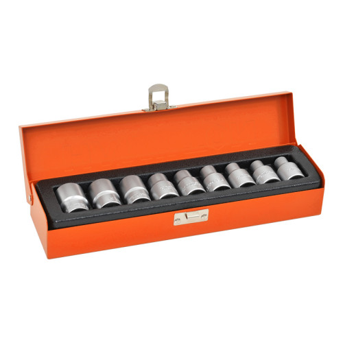 JUEGO DE BOCALLAVES TORX 1/2" 9 PIEZAS