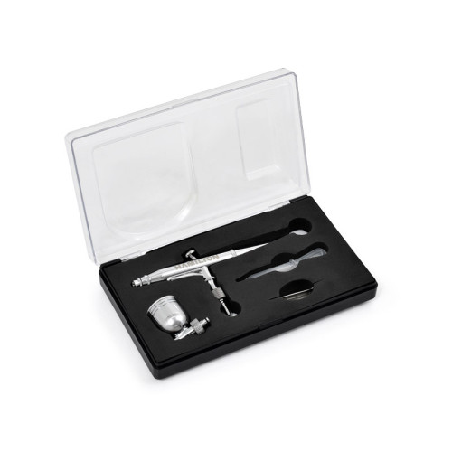 PISTOLA DE AEROGRAFIA DEP. METALICO 7CC PICOS 0.2/0.3MM