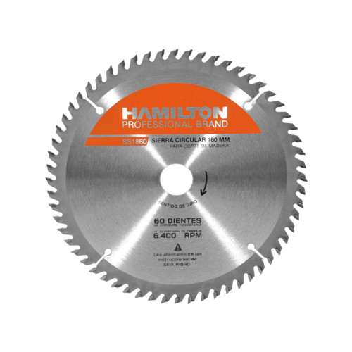DISCO PARA MADERA 180MM - 60D