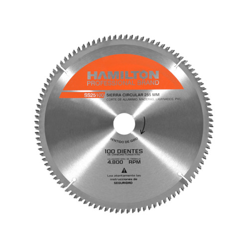 SIERRA CIRCULAR 255MM-100D P/ALUMINIO
