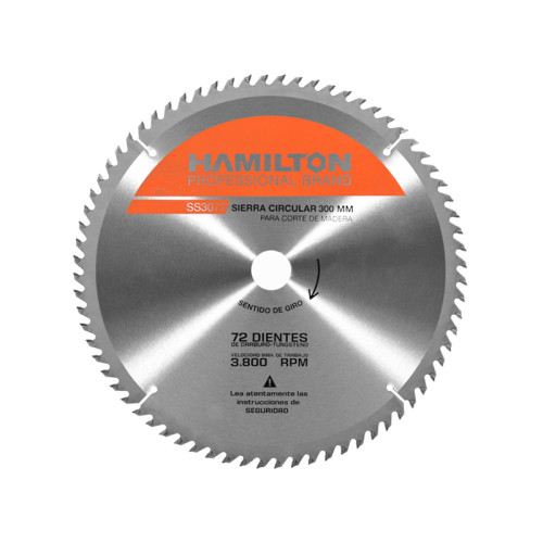 DISCO PARA MADERA 305MM - 72 DIENTES