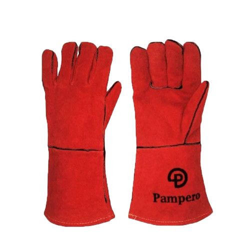 GUANTE CUERO SOLDADOR COSTURA KEVLAR XXX