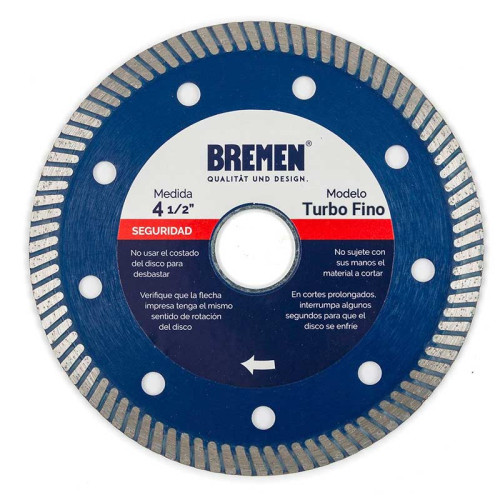 DISCO DIAMANTADO TURBO FINO 115 BREMEN®