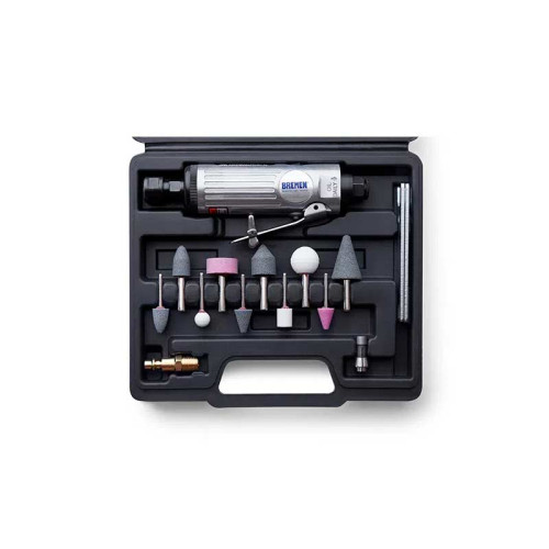 AMOLADORA NEUMATICA RECTA EN KIT x 15 PZS BREMEN®