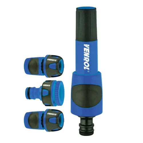 Kit lanza de riego y acople para manguera ½’’