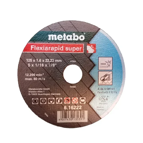 DISCO DE CORTE 125X1,6X22,23MM - FLEXIARAPID SUP INOX Outlet