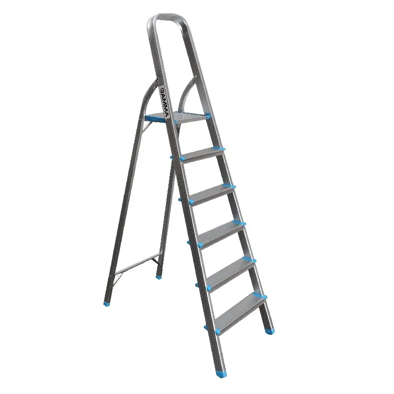 ESCALERA ALUMINIO 6 ESCALONES REFORZADA