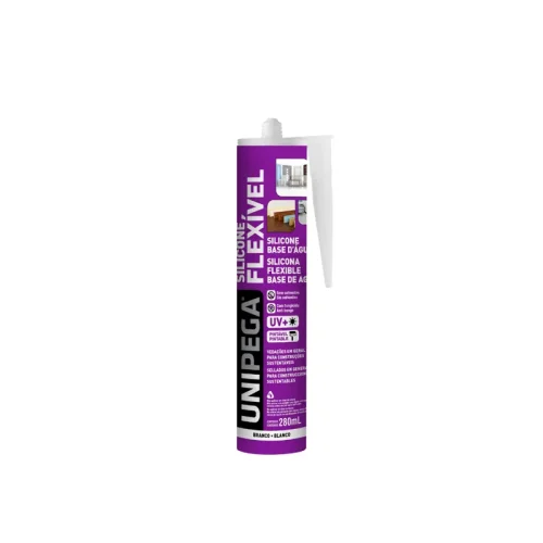 SELLADOR SILICONAS A BASE DE AGUA BLANCO CARTUCHO 280ML.