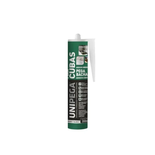 ADHESIVO FIJACIÓN PEGA BACHAS GRIS CARTUCHO 280ML.
