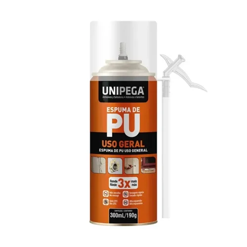 ESPUMA DE PU DE USO GENERAL LATA:300ML.