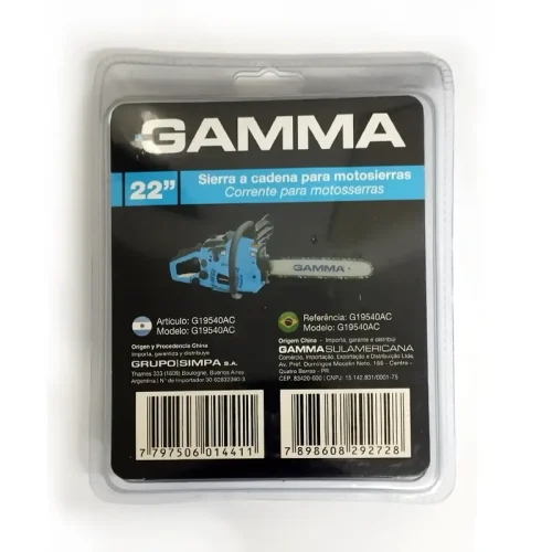 CADENA 22" PASO 3/8-76D-55CM