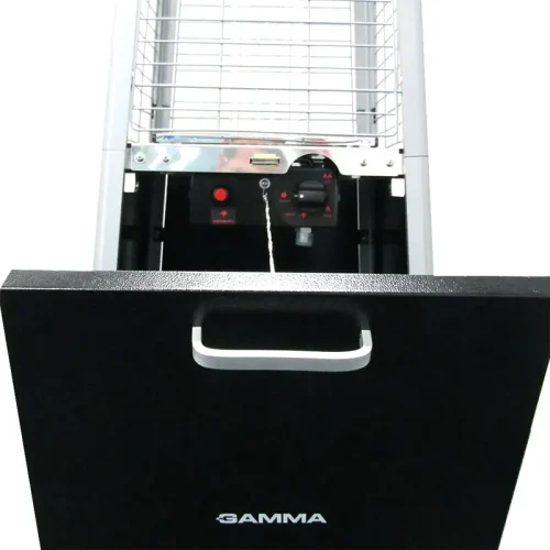 CALEFACTOR EXTERIOR PIRAMIDAL NEGRO - Imagen 3