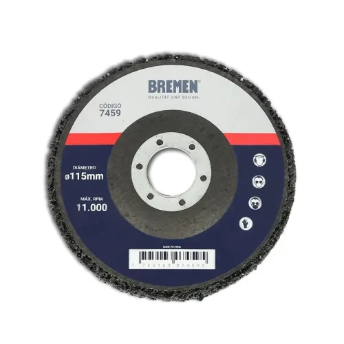 DISCO ABRASIVO FIBRA GRUESA 4-1/2" BREMEN®