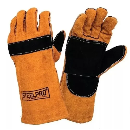 GUANTE CUERO SOLDADOR KEVLAR SP