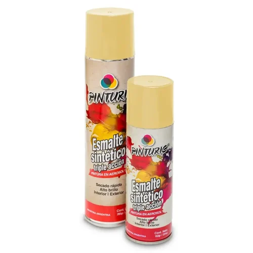 PINTURA CREMA/MARFIL 160GR-240ML PINTURIC C/U (6)