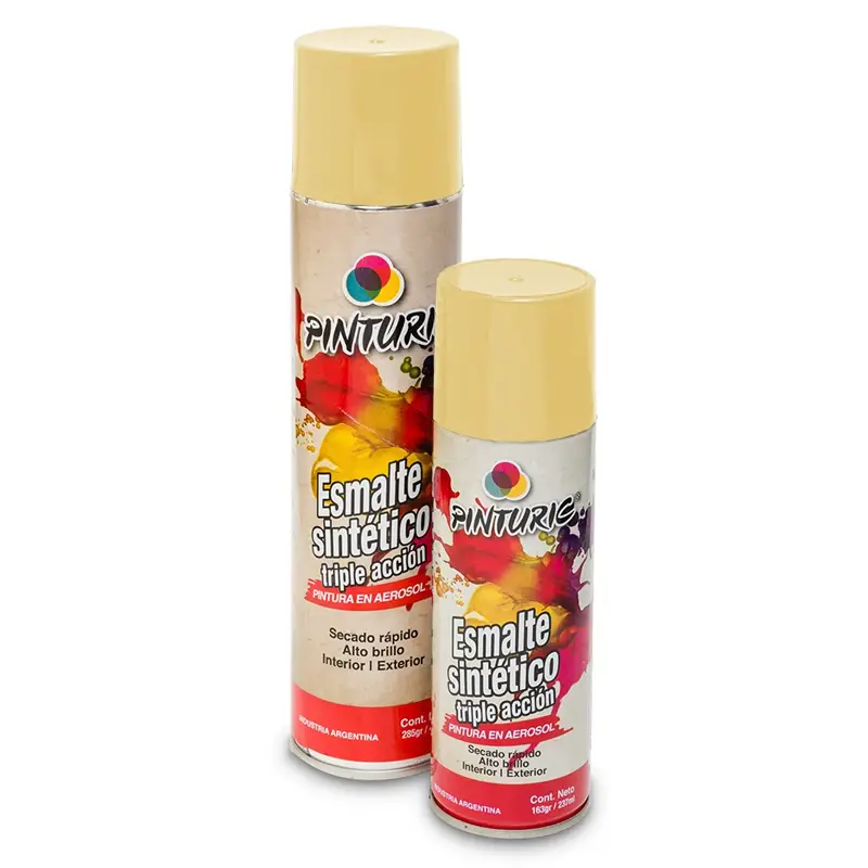 PINTURA CREMA/MARFIL 160GR-240ML PINTURIC C/U (6)