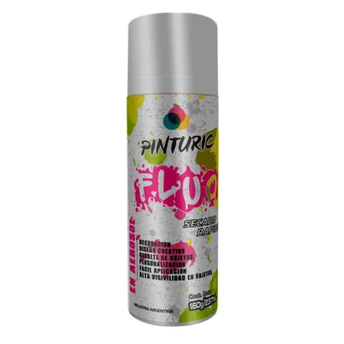 PINTURA FLUOR  VERDE 160 GR PINTURIC C/U (6)