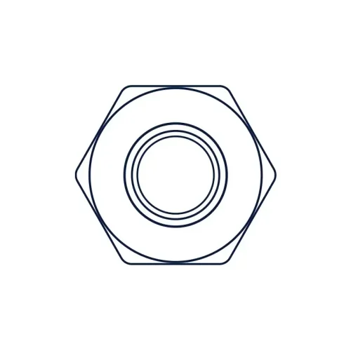 TUERCA ACERO ZINCADO UNC1" x 8 [50U x CAJA] [012]