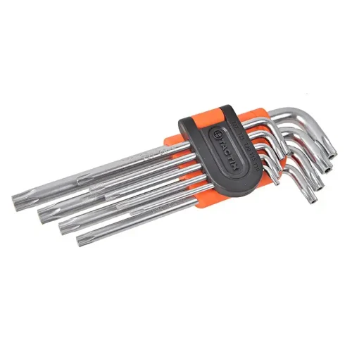 JUEGO LLAVES TORX LARGAS 9U