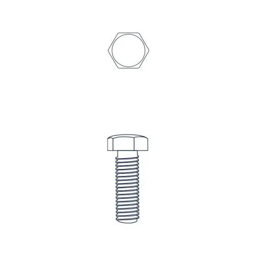 BULON UNC HEX. 5/16" x 2" [Caja x 220 uni][027] ZINCADO
