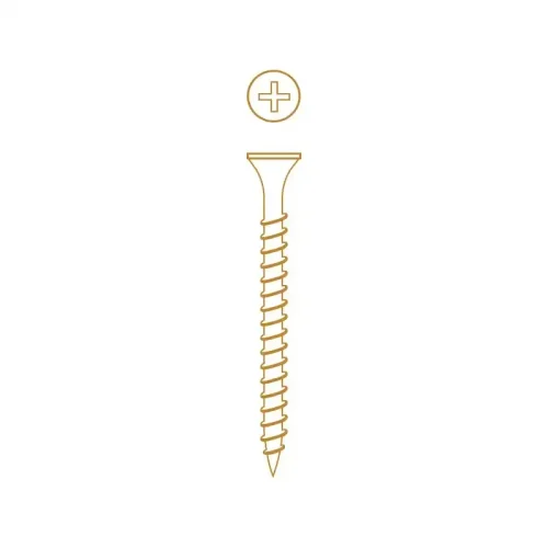 TORNILLO PARA MADERA FIX AGUJA 3.5 x 25 [1000U x Caja][014]