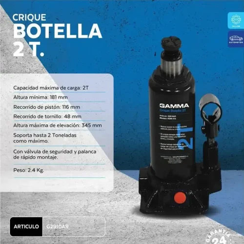 CRIQUE BOTELLA 2 TONELADAS - Imagen 4