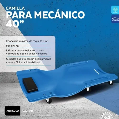 CAMILLA PARA MECANICO 40"/ 365KG - Imagen 3