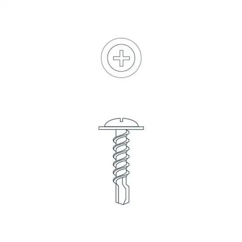 TORNILLO AUTOPER. FLANGEADA MECHA 10 x 3/4" [2100U X CAJA][07]