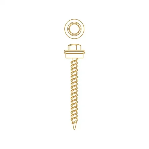 TORNILLO AUTOPER.C/ARAN.HEX. AGUJA 14 x 1" [500U x CAJA][T 17]