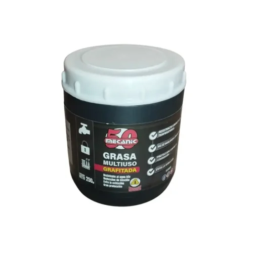 GRASA MULTIUSO GRAFITADA 250GR MECANIC C/U (12)