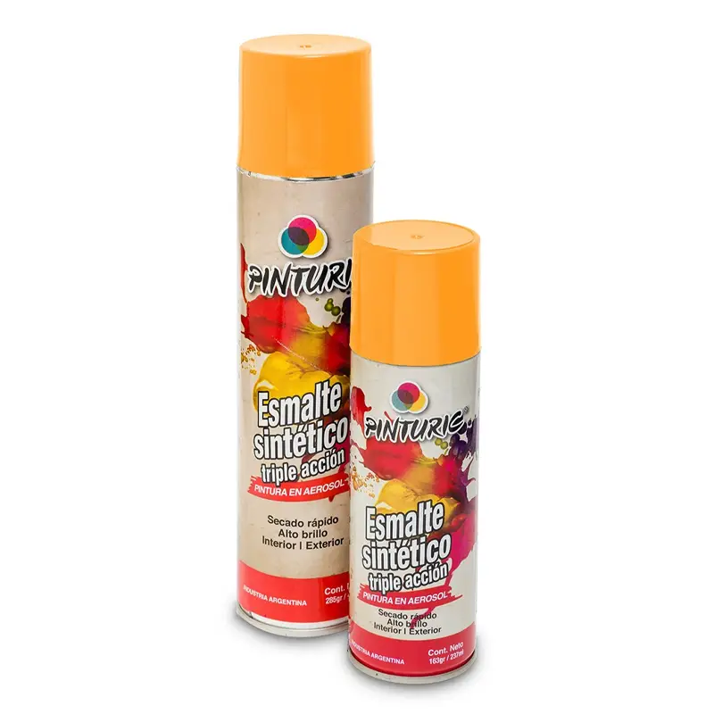 PINTURA AMARILLO GAS 250GR-350ML PINTURIC C/U (6)