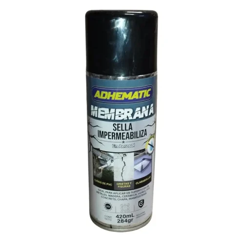 MEMBRANA NEGRO 430ML. ADHEMATIC C/U (6)