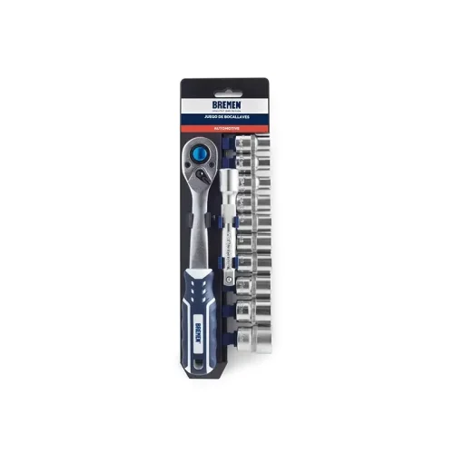 BOCALLAVE ENC.1/2" JGO. PORTATIL  X 12PZS. (10-24MM) BREMEN®