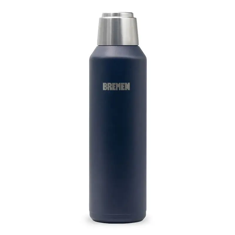 TERMO BREMEN® 1L AC.INOX. TAPA MAGNETICA AZUL