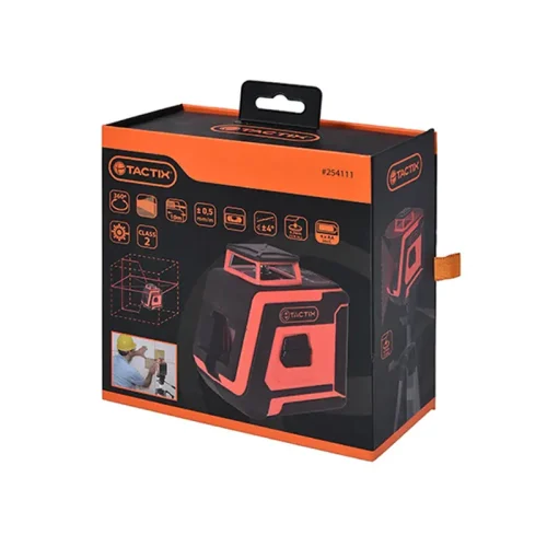 NIVEL LASER DE LÍNEA DE 360 GRADOS AUTONIVELANTE TACTIX - Imagen 2
