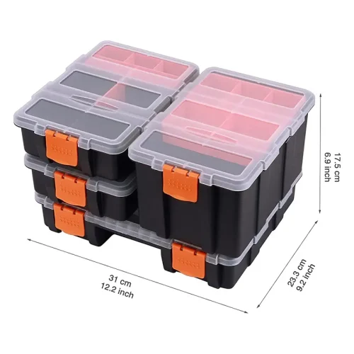 JUEGO DE ORGANIZADORES DE PLÁSTICO 4 EN 1. TACTIX