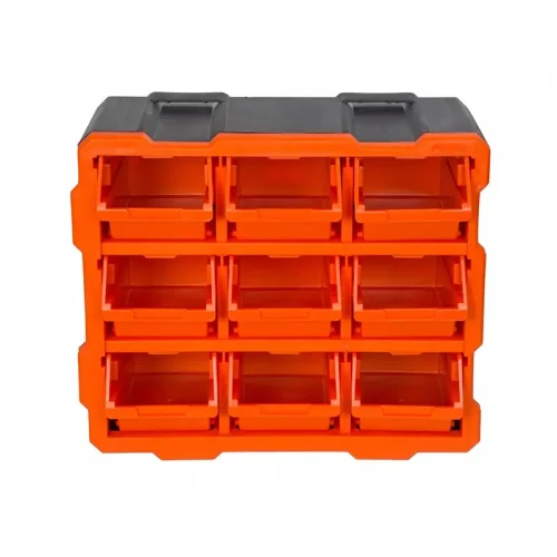 ESTANTE DE PLÁSTICO CON 9 CAJONES (10,4X16,9X8,4CM C/U). TACTIX - Imagen 2