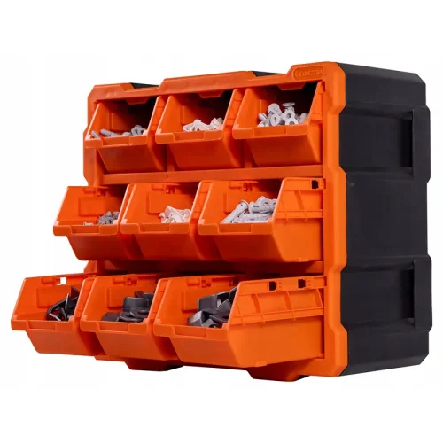 ESTANTE DE PLÁSTICO CON 9 CAJONES (10,4X16,9X8,4CM C/U). TACTIX - Imagen 4
