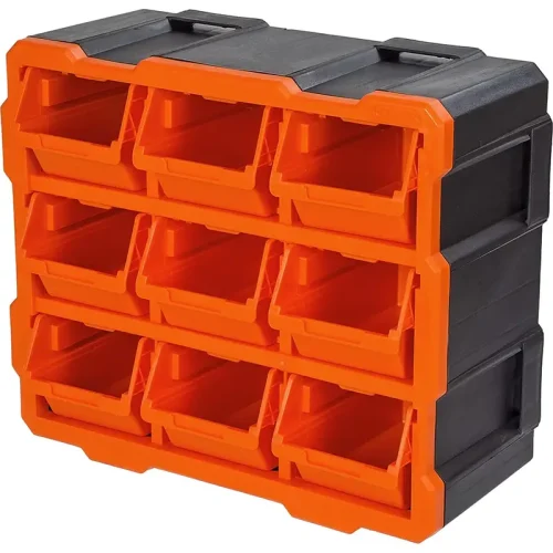 ESTANTE DE PLÁSTICO CON 9 CAJONES (10,4X16,9X8,4CM C/U). TACTIX - Imagen 5