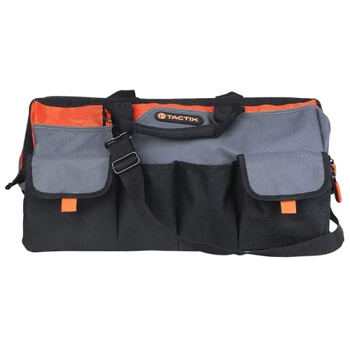 BOLSO DE HERRAMIENTAS CON BOCA DE PUERTA DE 20". TACTIX