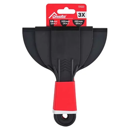 JUEGO DE ESPATULAS DE PLASTICO DE 3PZS. ONSITE