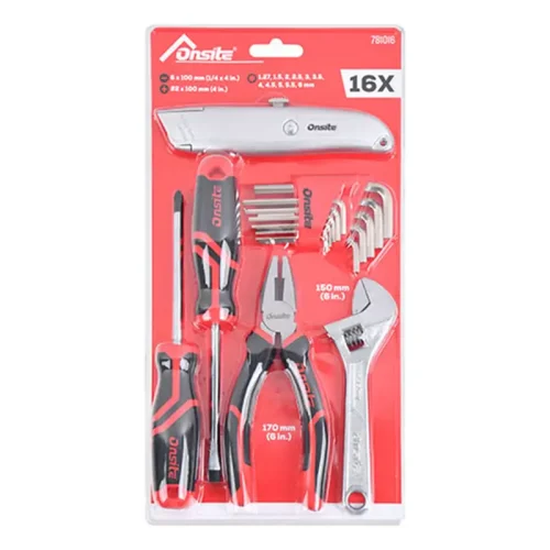 JUEGO DE HERRAMIENTAS DE 16PZS. ONSITE