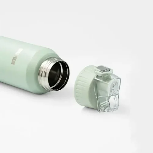 TERMO BOTELLA 600ML VERDE ACERO INOXIDABLE. BREMEN® - Imagen 3