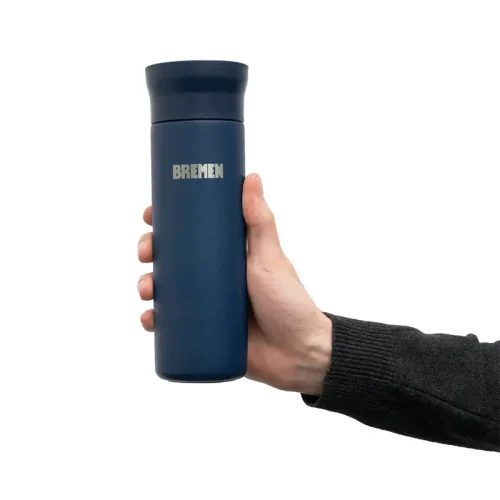 TERMO VASO 450ML AZUL. BREMEN® - Imagen 5